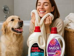 A PURE FRESH és SAILOR márkák hatékony tisztítást, hosszan tartó friss illatot és kiváló á