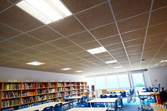 Acoustic plates / Akusztikus fibrolit lemezek