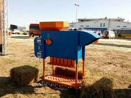Aerodynamic grain separator
