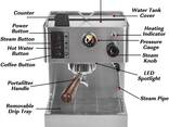 CHUNYU kávéfőző tejhabosító konyhai készülékek elektromos hab cappuccino kávéfőző - фото 2