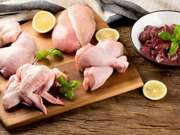 Halal Frozen Chicken, Thigh, Back quarter, Wings , Fillet IPBF , IQF, BF. Ukraine