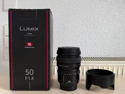 Panasonic Lumix S Pro 50mm f/1.4 S-X50E lens with L mount.