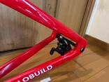 VeloBuild TT karbon kerékpár vázszett S méret Disc T800 karbon - фото 3