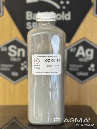 Zinc powder for cold gas spray
